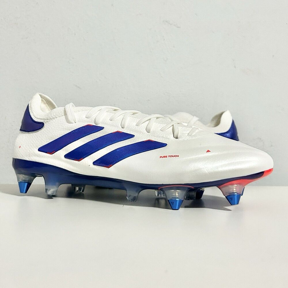 Adidas Copa Pure 2 Elite SG “White Blue” Men’s Size 7 Women’s 8 Soccer Cleats